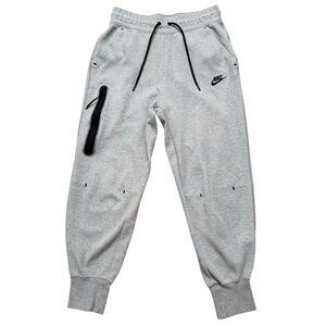 Nike Tech Fleece Sweatpants Women Size S NSW Jogger Drawstring Tapered Gray